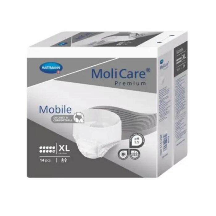 Kalhotky inkontinenční plenkové Molicare Premium Mobile 10 kapek XL