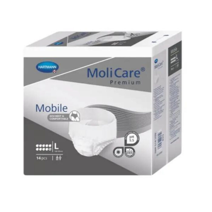 Kalhotky inkontinenční plenkové Molicare Premium Mobile 10 kapek L