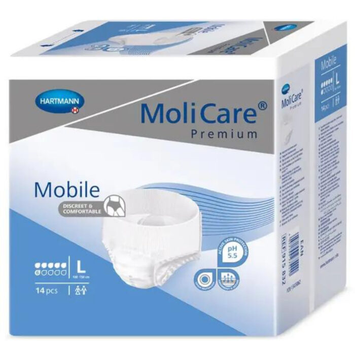 Kalhotky inkontinenční plenkové Molicare Premium Mobile 6 kapek L