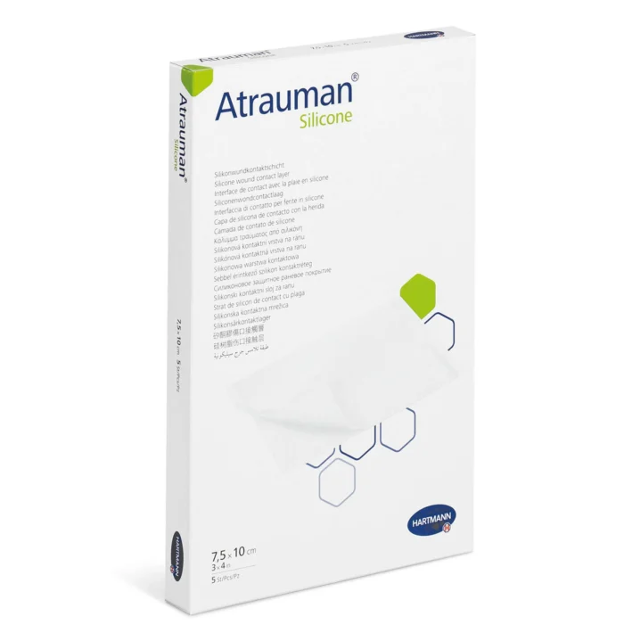 Atrauman Silicone Silikonová kontaktní vrstva, 7,5x10cm, 5ks