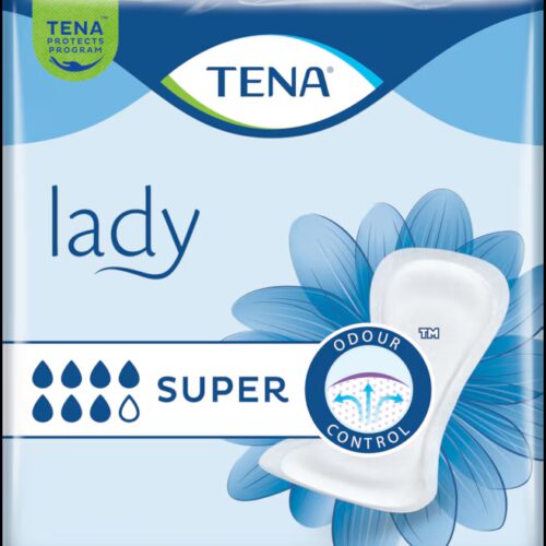 obchod s pomůckami pro dámskou inkontinenci inkontinenční vložky TENA Lady Super odour control s extra ochranou proti přetečení a absorbci zápachu 7 kapek