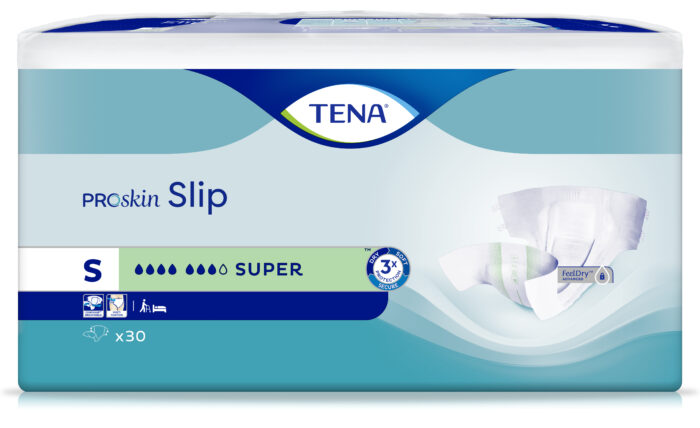 TENA Slip Super S plenkové kalhotky, 7 kapek, 1x30 ks