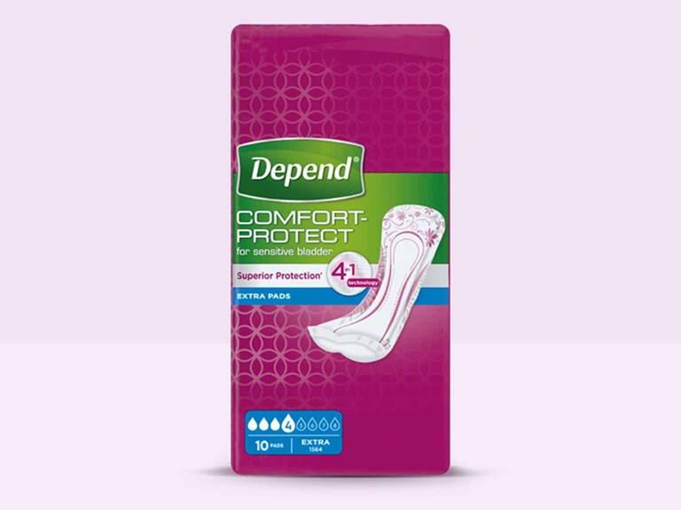 DEPEND EXTRA inkontinenční vložky, 4 kapky, 10 ks