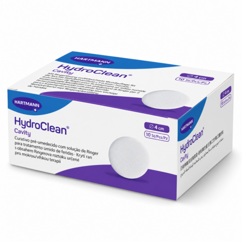 HydroClean Cavity HARTMANN – hydroaktivní čisticí krytí pro hluboké rány, Ø 4 сm, 10 ks